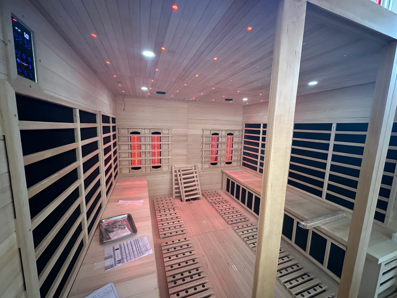 SAUNA EVOLUTION®  Big Size Canadian Solid Wood Infrared and Steam Hybrid Dual system 06