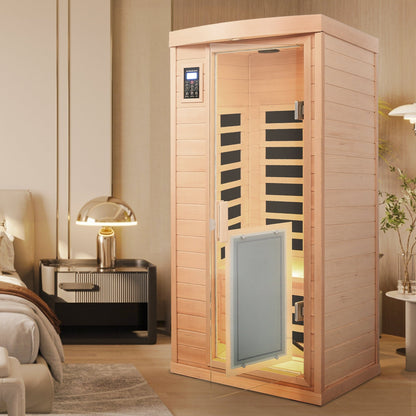 Infrared Sauna Room for 1 (Canadian Hemlock)