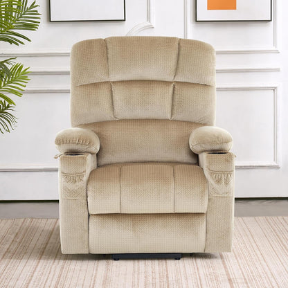 Dual Motor Power Lift Recliner Chair with Massage and Heat