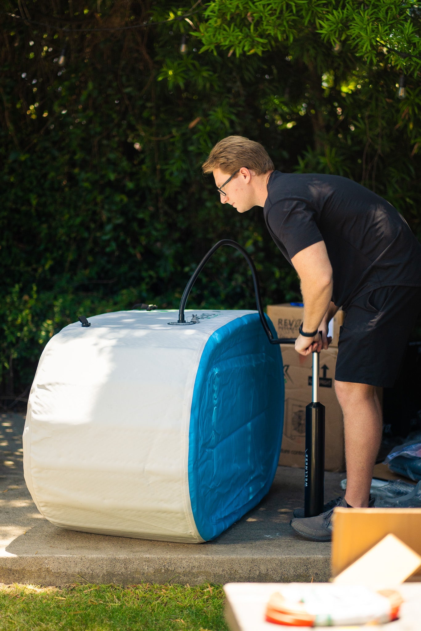 RevX Inflatable Tub Classic – Portable Ice Bath Cold Plunge