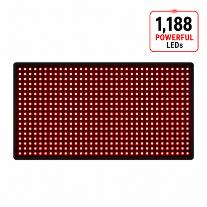 Medium Red Light Therapy Pad – 16" x 11" | 1,080 LEDs