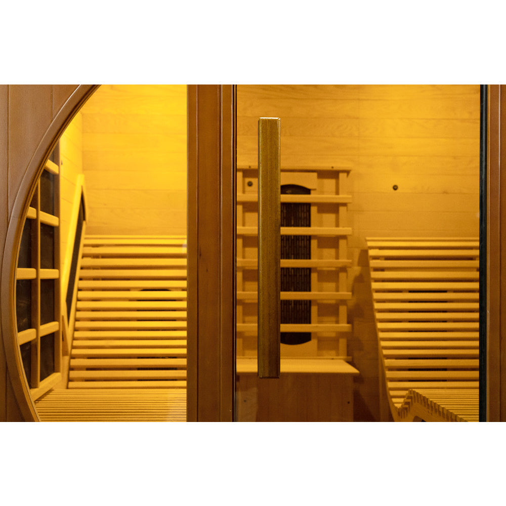 SAUNA EVOLUTION®  Indoor Sauna Room with Recliner（Best Seller）Far Infrared 01
