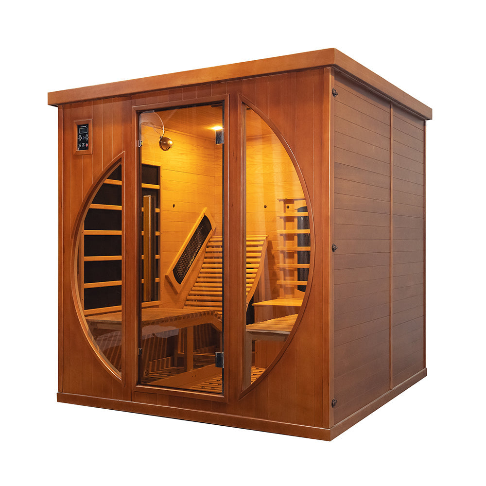 SAUNA EVOLUTION®  Indoor Sauna Room with Recliner（Best Seller）Far Infrared 01