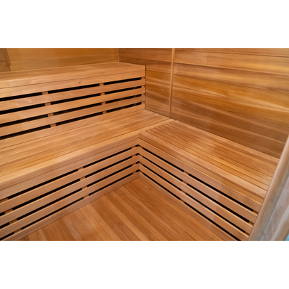 SAUNA EVOLUTION®  Garden Waterproof Traditional Sauna Steam Room Cabin 01