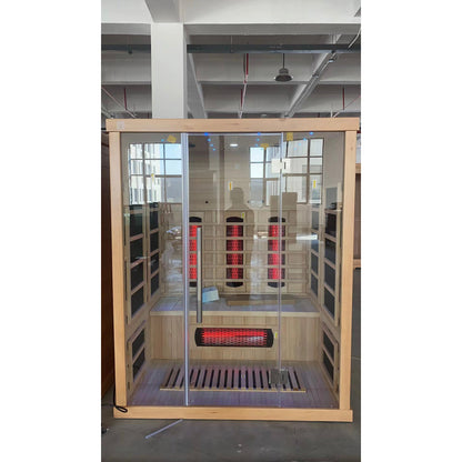 SAUNA EVOLUTION®  Full Spectrum Indoor Solid Wood Sauna Far Infrared 11