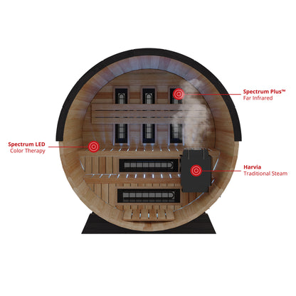 Finnmark Combination Barrel Sauna FD-7
