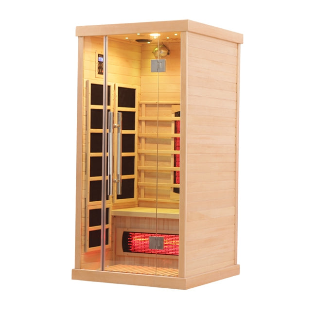 SAUNA EVOLUTION®  Full Spectrum Indoor Solid Wood Sauna Far Infrared 11