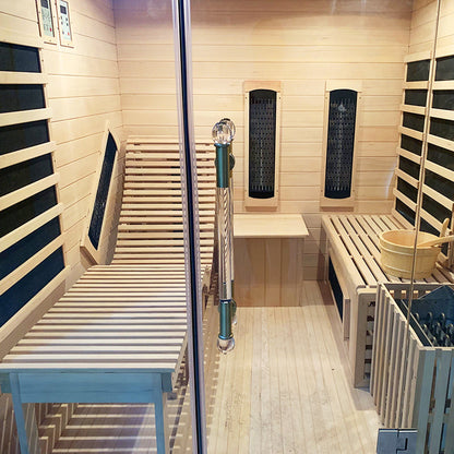 SAUNA EVOLUTION®  Indoor Steam and Far-infrared Sauna Dual System 01