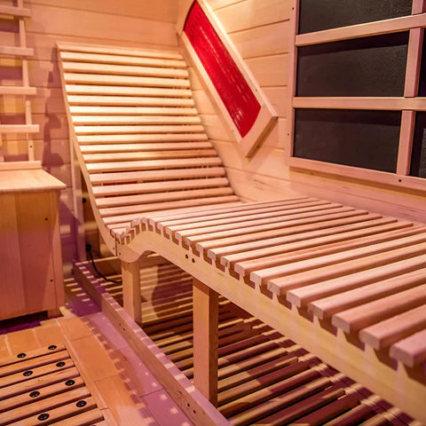 SAUNA EVOLUTION®  Indoor Sauna Room with Recliner（Best Seller）Far Infrared 01