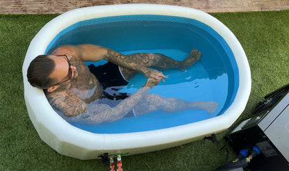 RevX Inflatable Tub Classic – Portable Ice Bath Cold Plunge