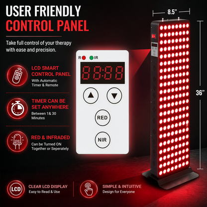 EXESAS 1000W Red Light Therapy Panel – 200 LED