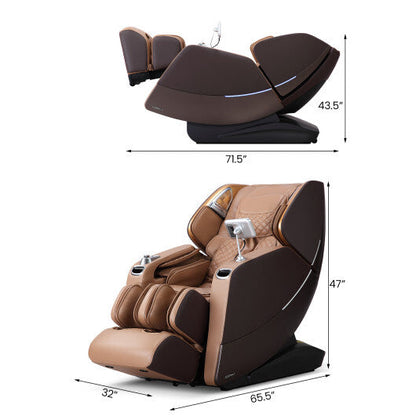 Luxury Life Way Enjoyment Massage Recliner - Brown