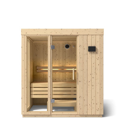 Kohler C1 (Scandinavian Spruce) Indoor Sauna Kit Up to 3 Persons