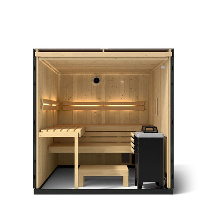 Kohler C1 (Graphite Grey) Indoor Sauna Kit Up to 5 Persons