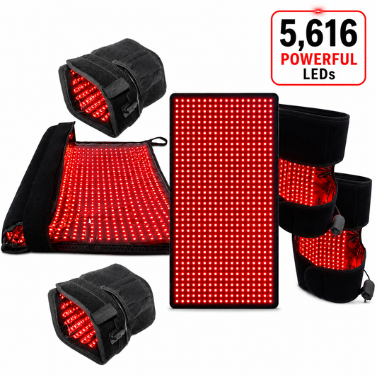 Red Light Neuropathy Support Kit – Hands, Feet, Calves & Lower Back – 5,616 LEDs