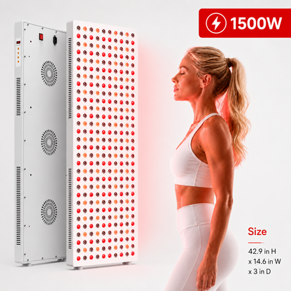 Full Body Red Light Therapy Panel – 1500W | 5 Wavelengths | 300 LEDs