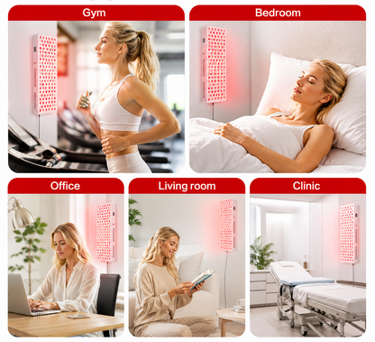 Full Body Red Light Therapy Panel – 1500W | 5 Wavelengths | 300 LEDs