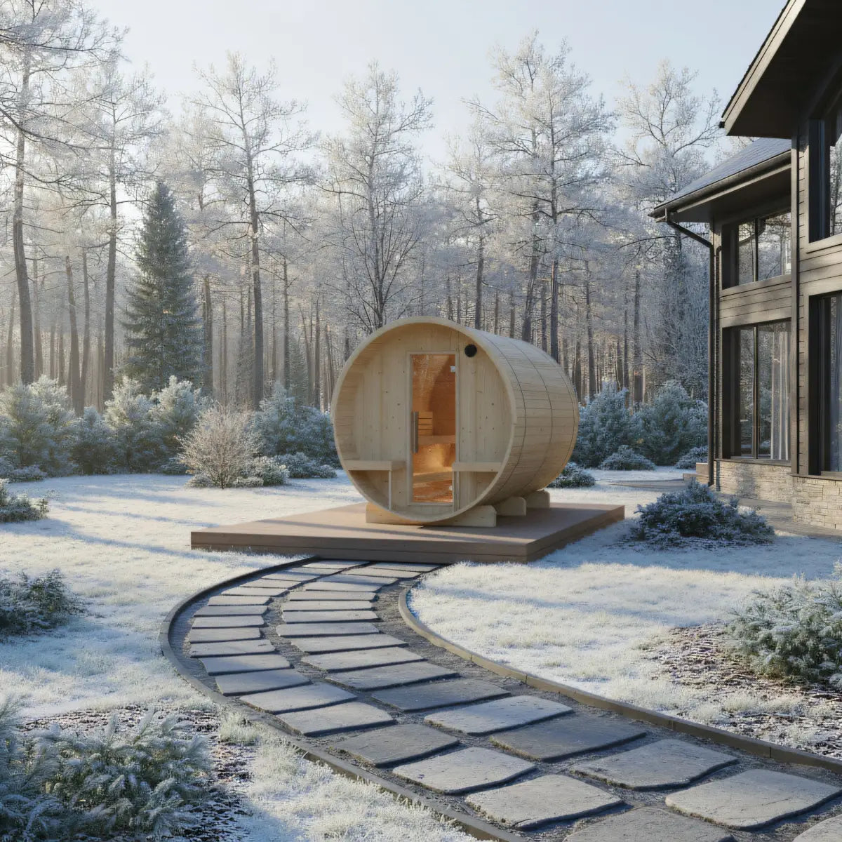 Turku Finnish Barrel Sauna (6-Person)