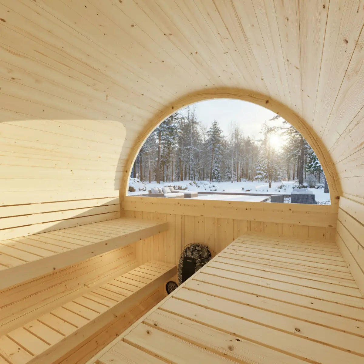 Turku Finnish Barrel Sauna (6-Person)