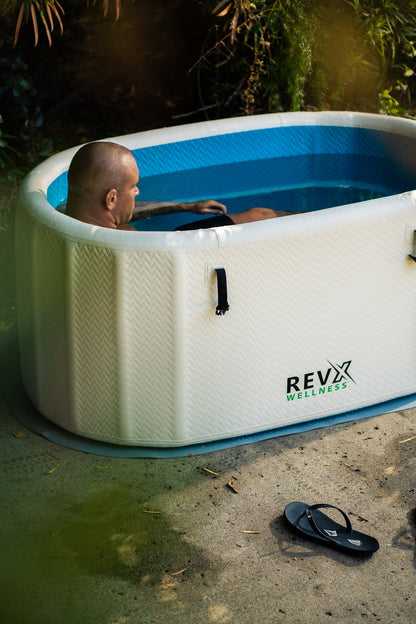 RevX Inflatable Tub Classic – Portable Ice Bath Cold Plunge