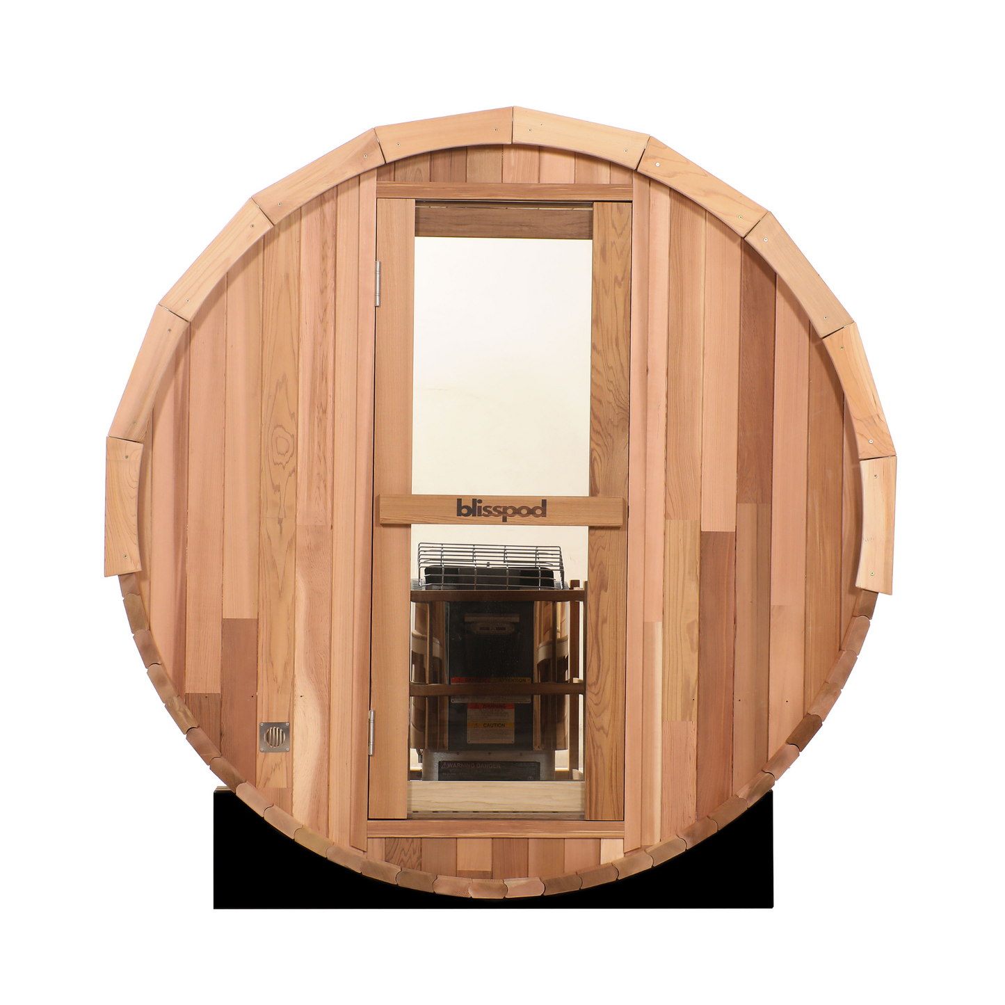 Prague Steam Barrel Sauna (Full Glass Back)