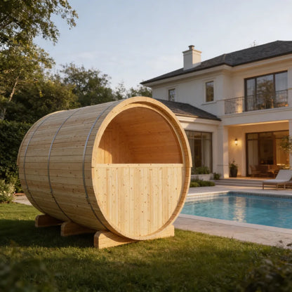 Vassa Finnish Barrel Sauna (6-Person)
