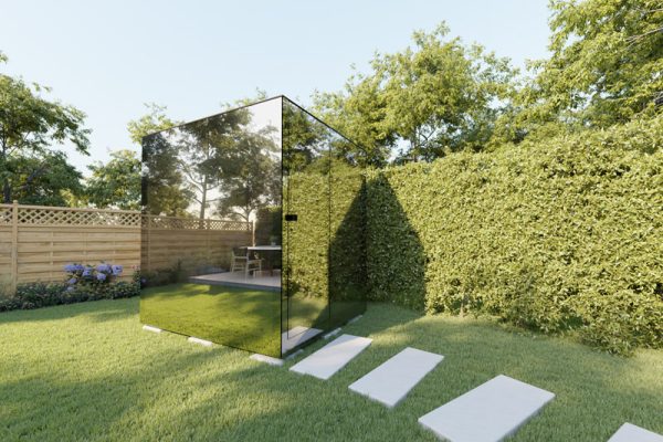 Thermasol Vue - Front Panoramic Glass, 3-4 Person, Outdoor Sauna