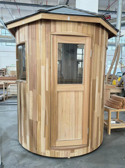 SAUNA EVOLUTION®  Garden Series Outdoor Sauna Cabin 06