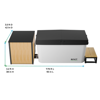 RevX Cold Plunge Tub + LUX Chiller