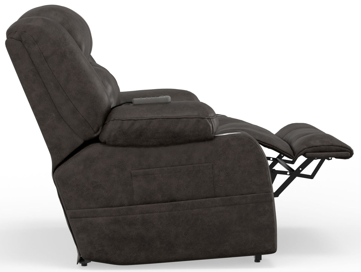 Tucker Power Lift Recliner, Heat & Massage – Steel, photo 5