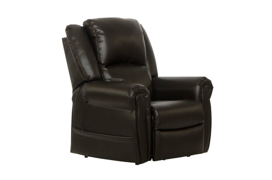Cosset Lay-Flat Power Lift Recliner, Heat & Massage – Espresso