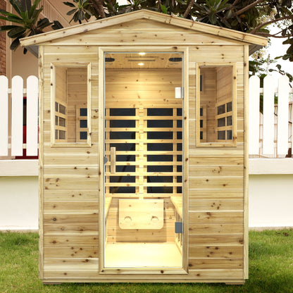Outdoor Infrared Sauna Room for 4