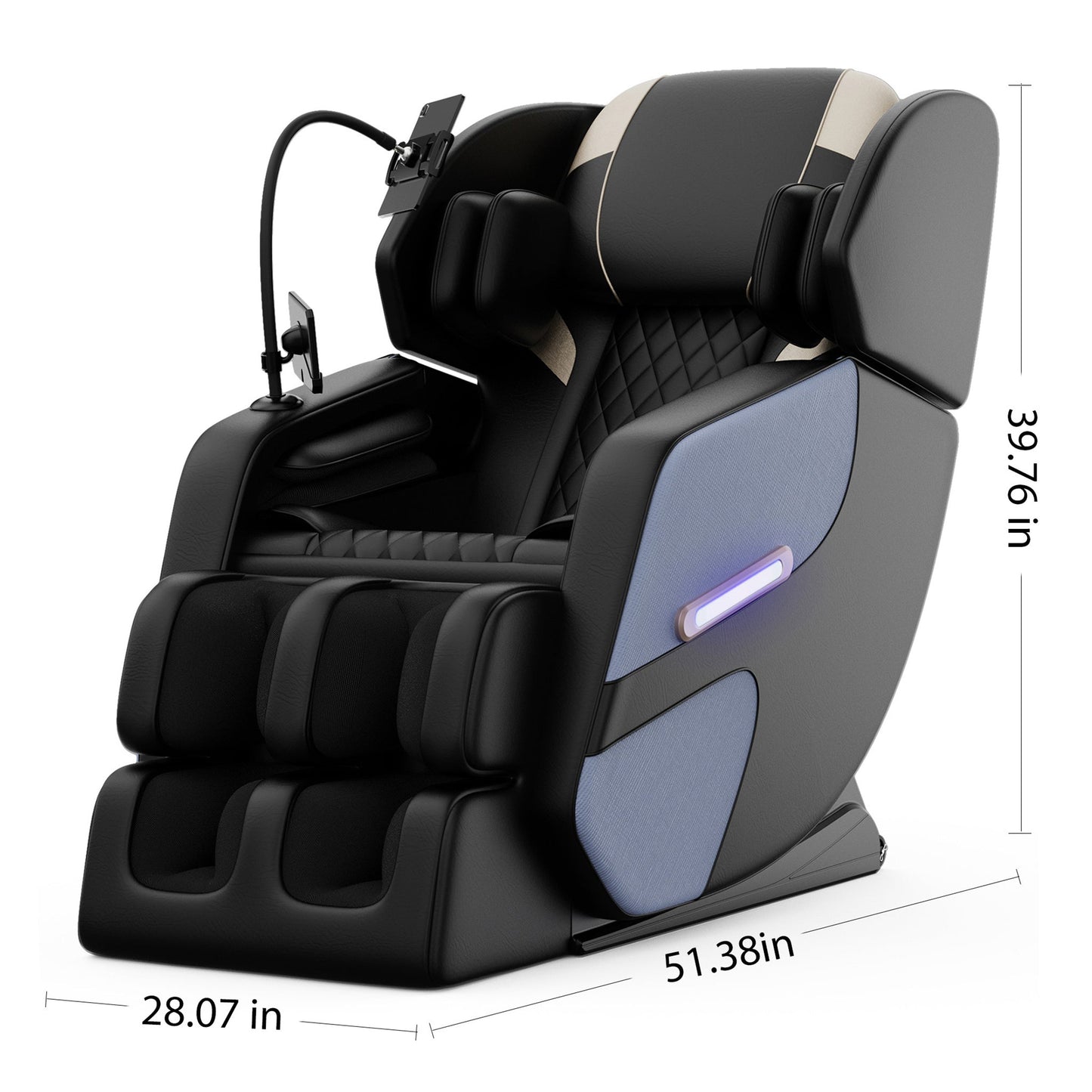 Airvana Imperium Full-Body Zero Gravity Massage Recliner Chair With Ambient Lighting (SAK34591)