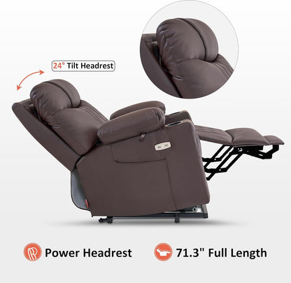 Small Size Power Lift Recliner Chair Sofa with Massage and Dual