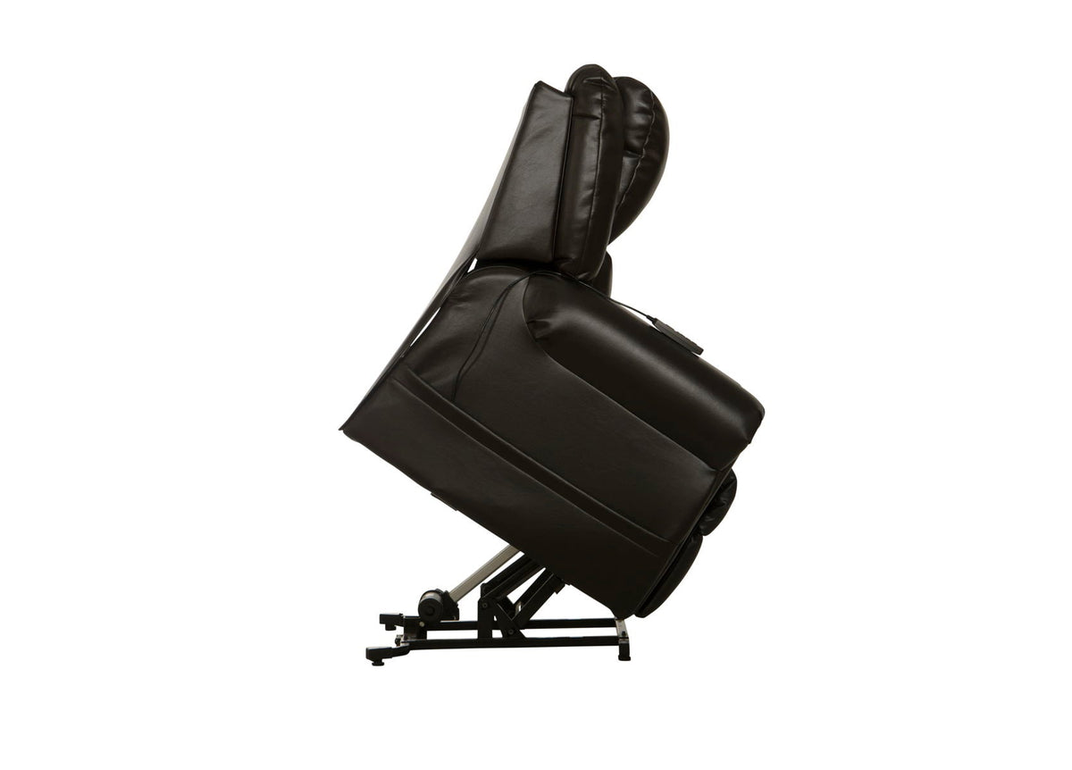 Cosset Lay-Flat Power Lift Recliner, Heat & Massage – Espresso, photo 4