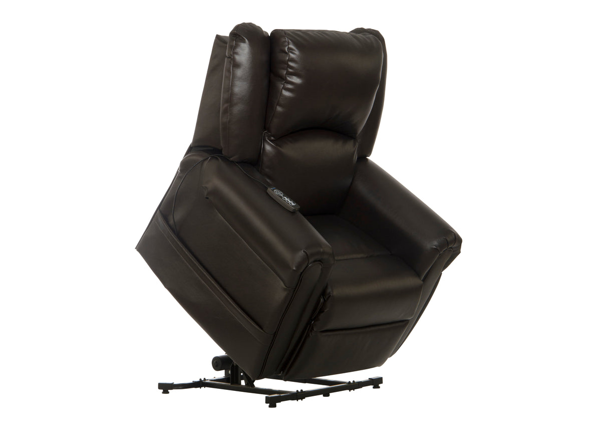 Cosset Lay-Flat Power Lift Recliner, Heat & Massage – Espresso, photo 5