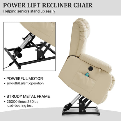 Dual Motor Large Power Lift Recliner Chair