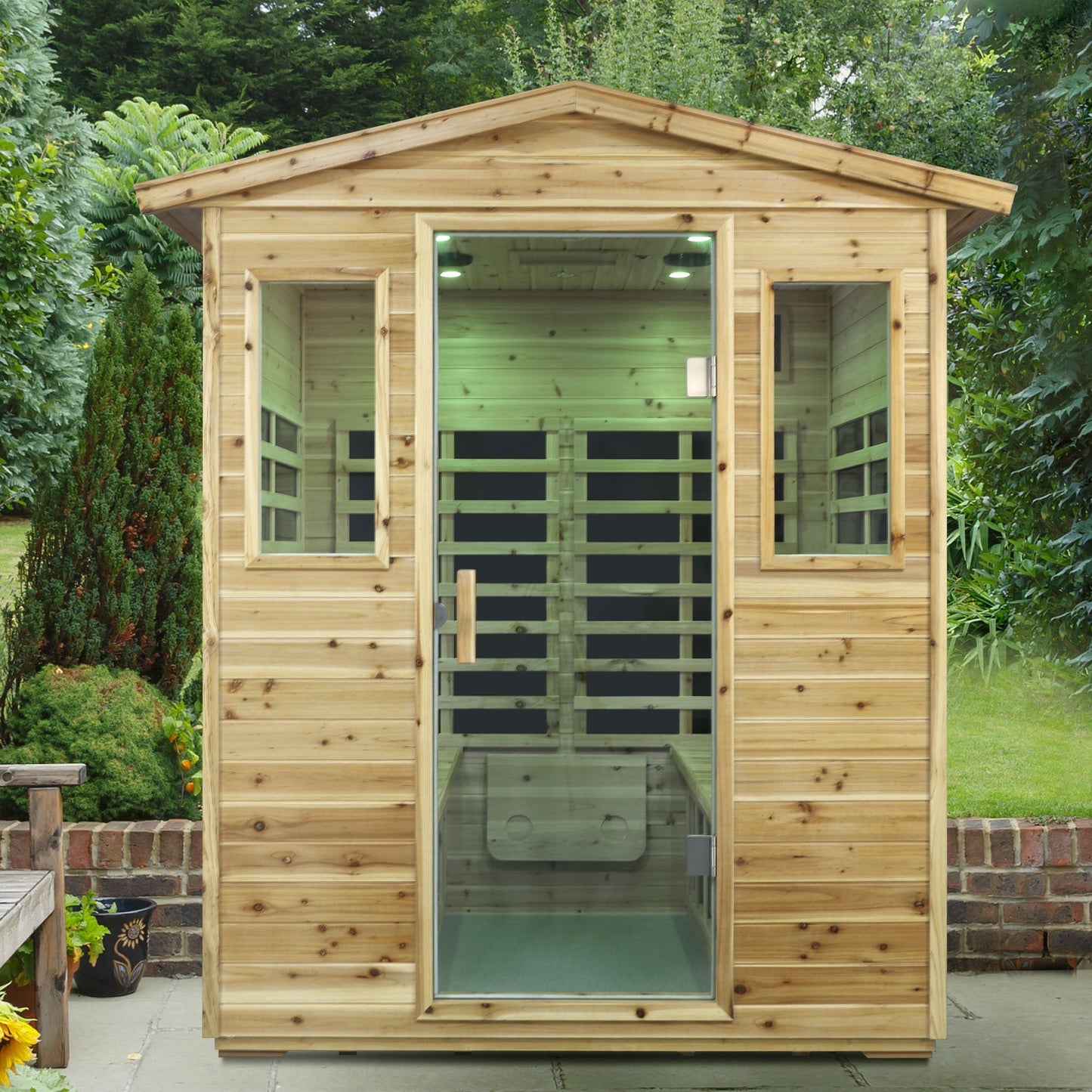 Outdoor Infrared Sauna Room for 4