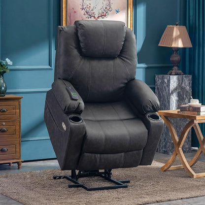 Electric Power Lift Recliner Chair Sofa with Massage and Heat