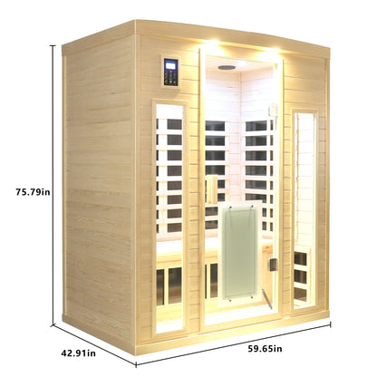 Infrared Sauna Room for 3