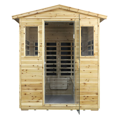 Outdoor Infrared Sauna Room for 4