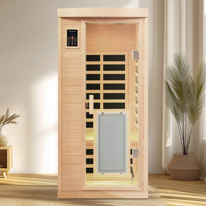 Infrared Sauna Room for 1 (Canadian Hemlock)