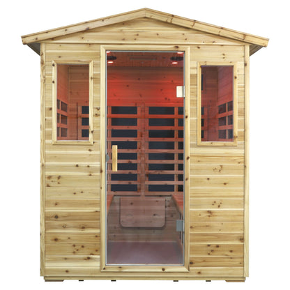 Outdoor Infrared Sauna Room for 4