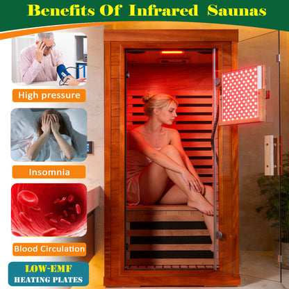 Full Spectrum Infrared Sauna for 1