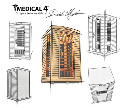 2 Person Home Full Spectrum Infrared Sauna | Medical 4™