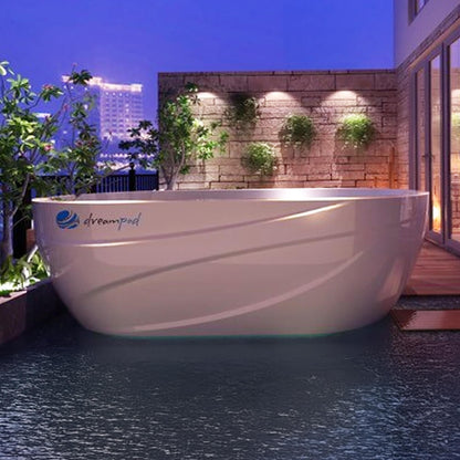 Dreampod Ice Bath With Chiller Premium Fiberglass Tank [DPIB101WPE] (SAK17942)