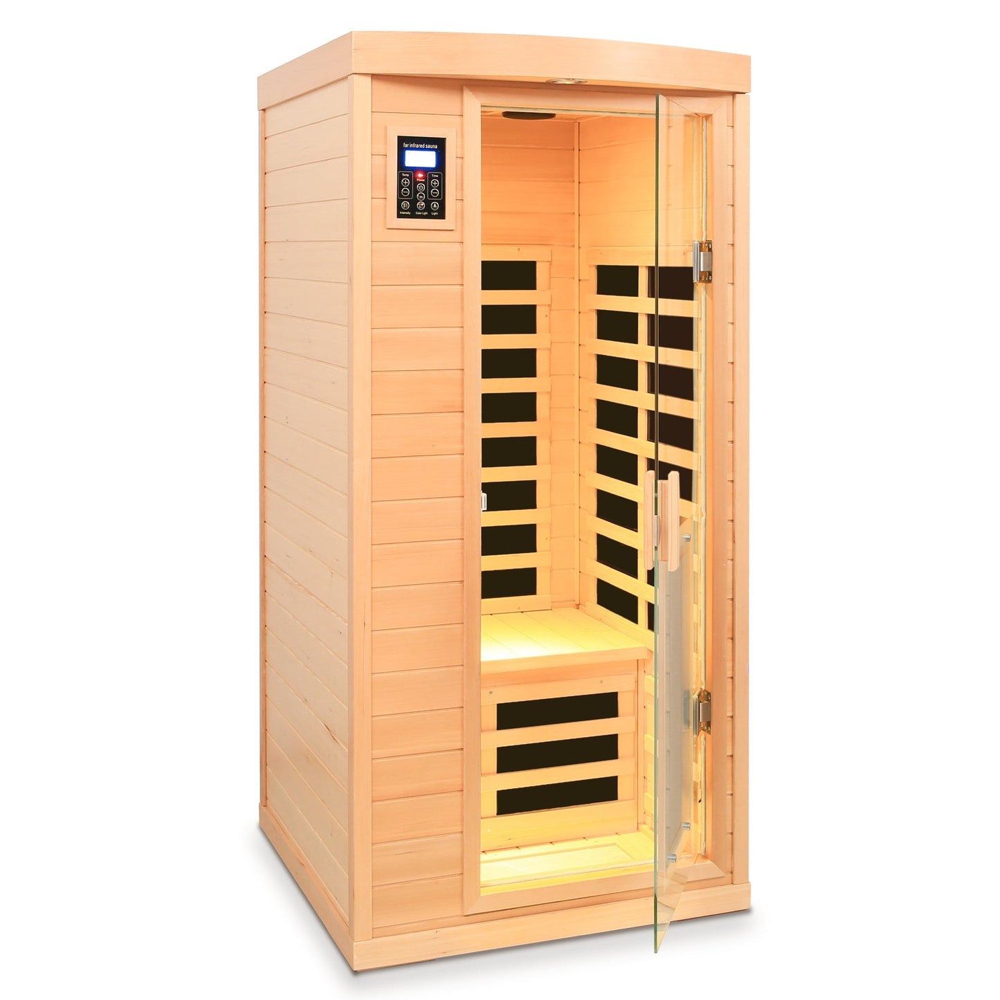 Infrared Sauna Room for 1 (Canadian Hemlock)