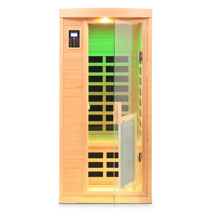 Infrared Sauna Room for 1 (Canadian Hemlock)
