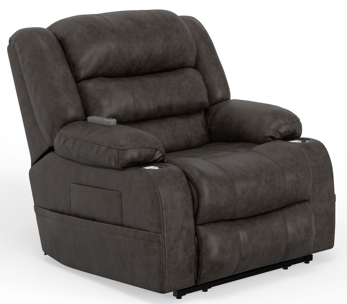 Tucker Power Lift Recliner, Heat & Massage – Steel, photo 6