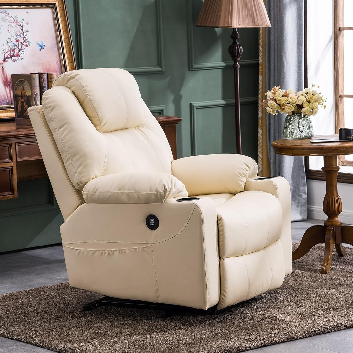 Electric Power Lift Recliner Chair Sofa with Massage and Heat